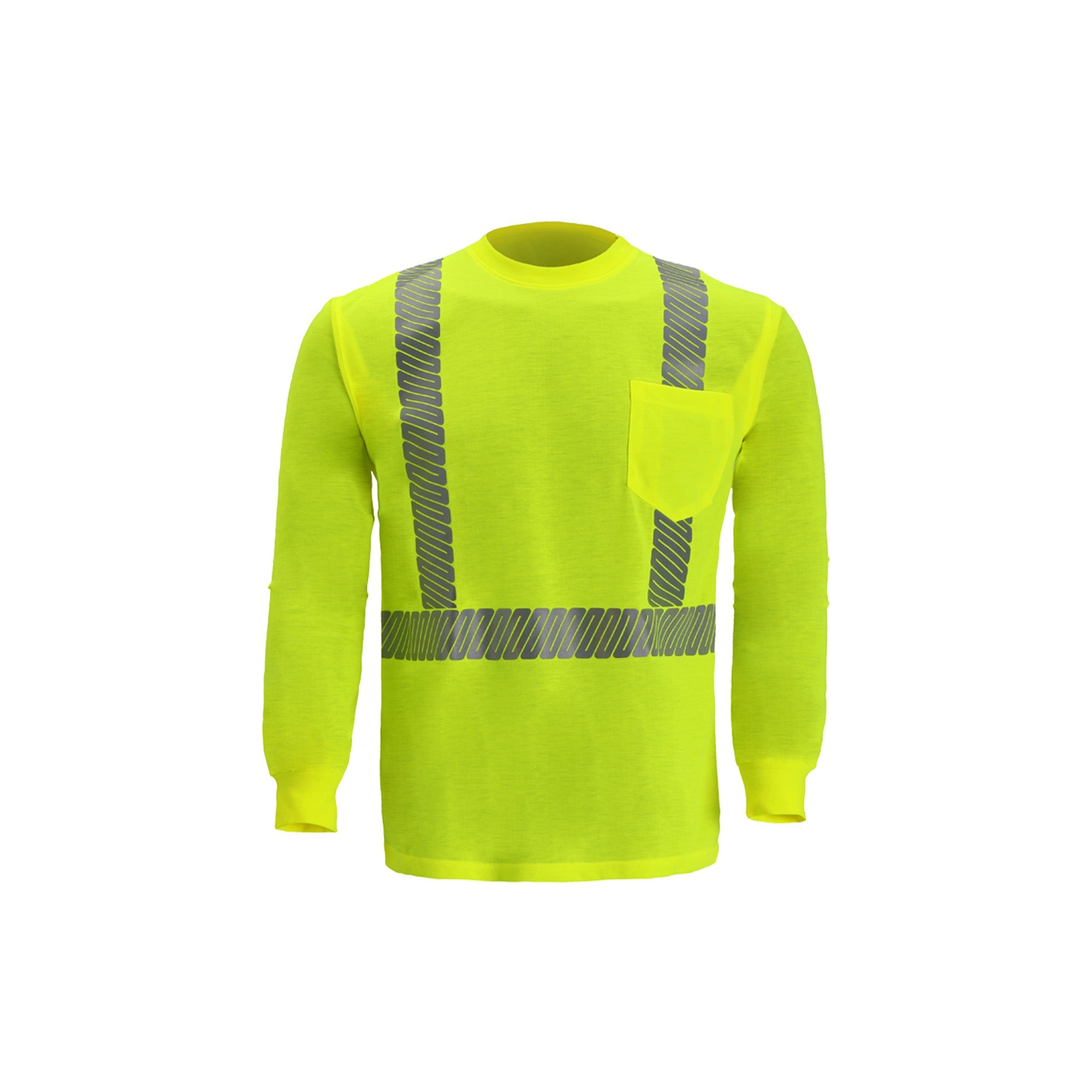 2W TL125C-2/TL123C-2 High Viz Long Sleeve Jersey T Shirt