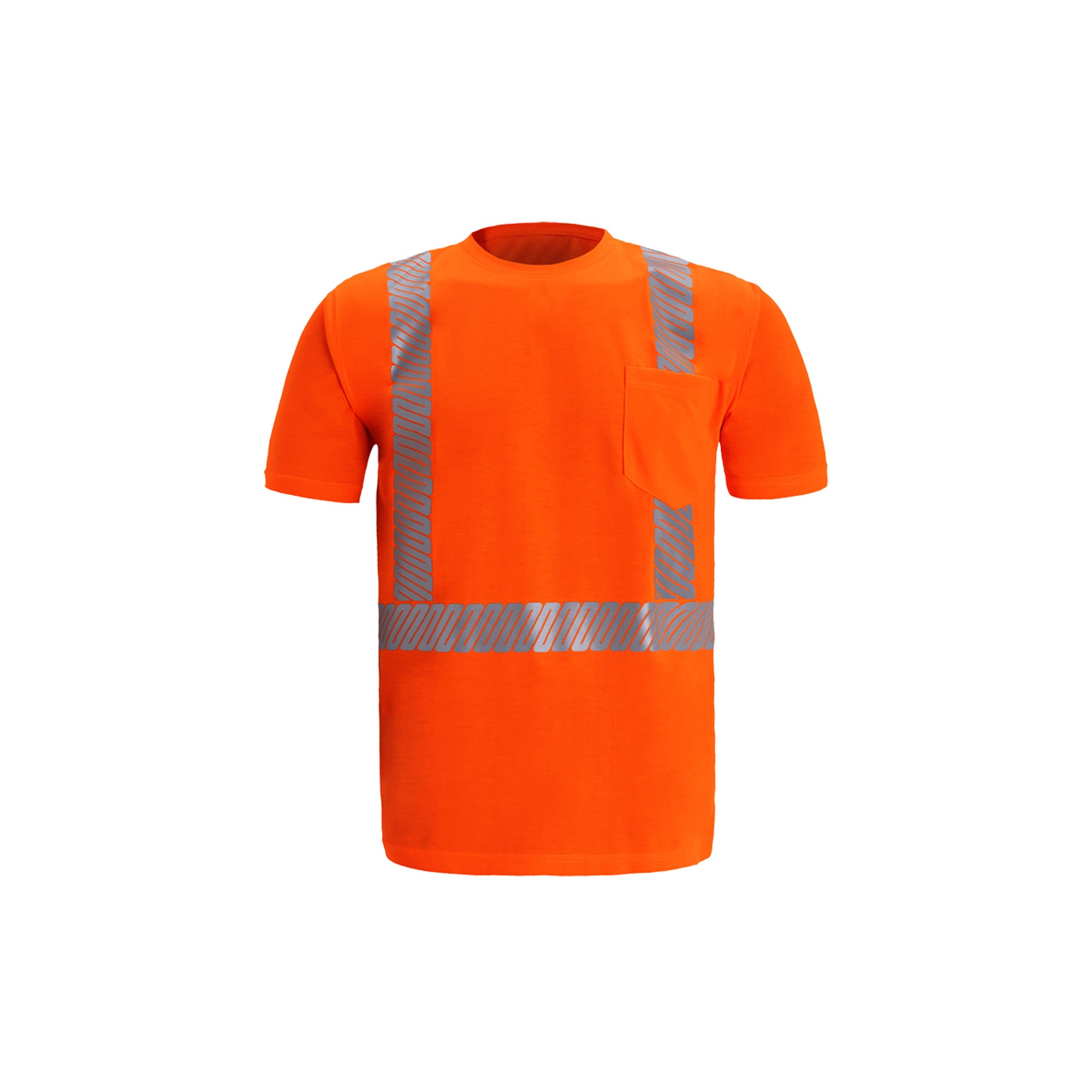 2W TS103C-2/TS105C-2 High Viz Short Sleeve Jersey T Shirt